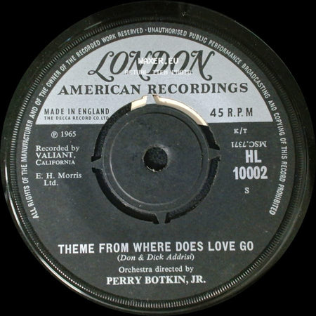 Charles Boyer - Where Does Love Go / Theme From Where Does Love Go side B