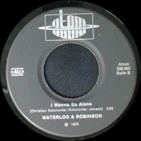 Waterloo & Robinson - Hollywood / I Wanna Be Alone side B