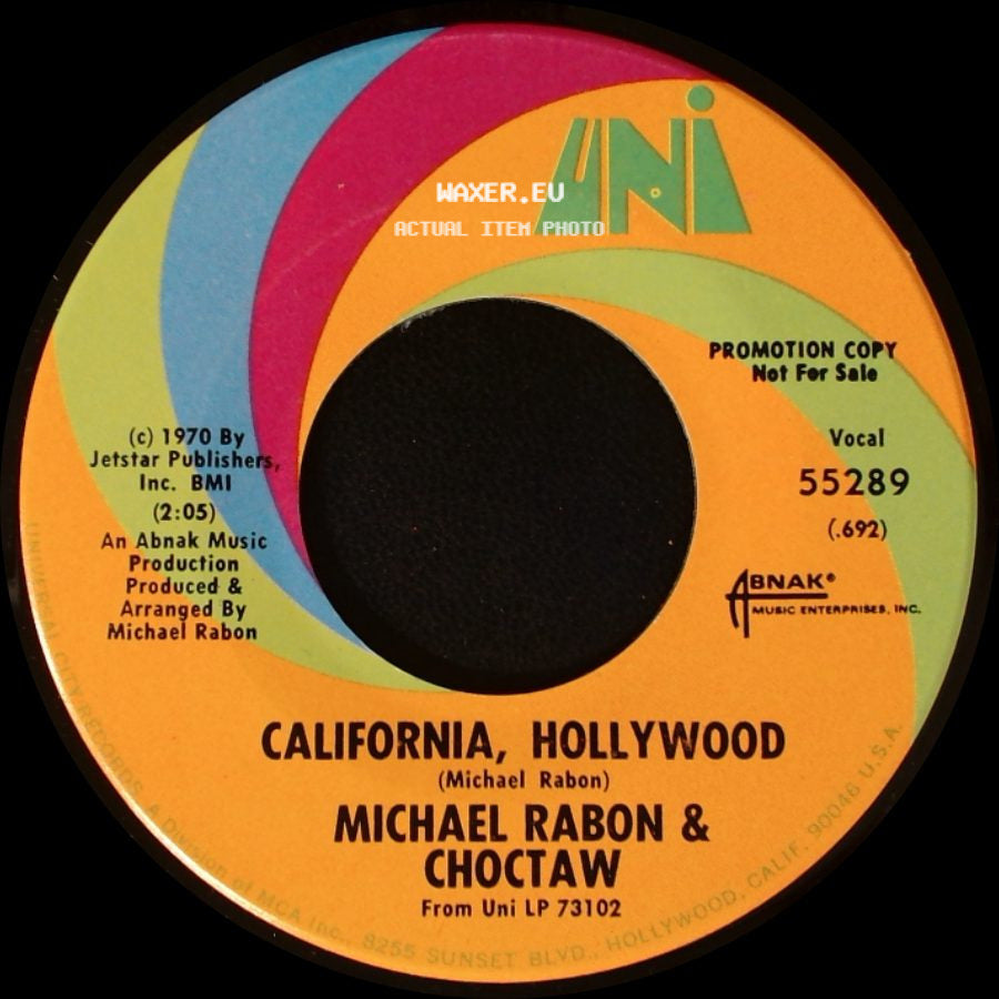Michael Rabon & Choctaw - California, Hollywood / Mary Miles side A