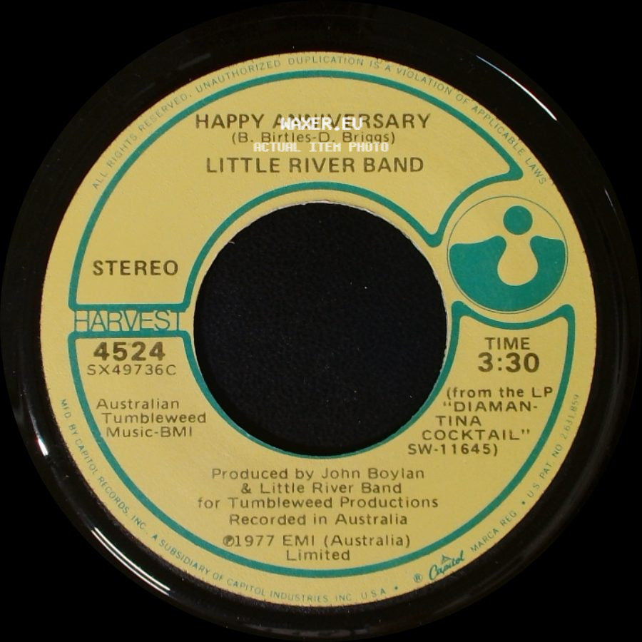 Little River Band - Happy Anniversary / Changed And Different side A