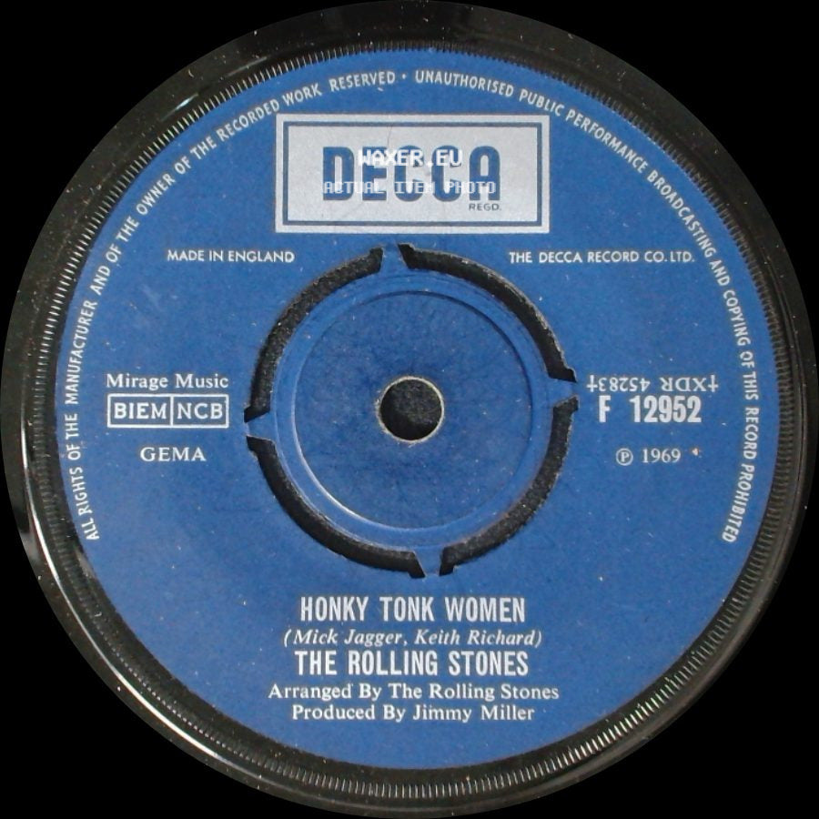 The Rolling Stones - Honky Tonk Women / You Can't Always Get What You Want side A