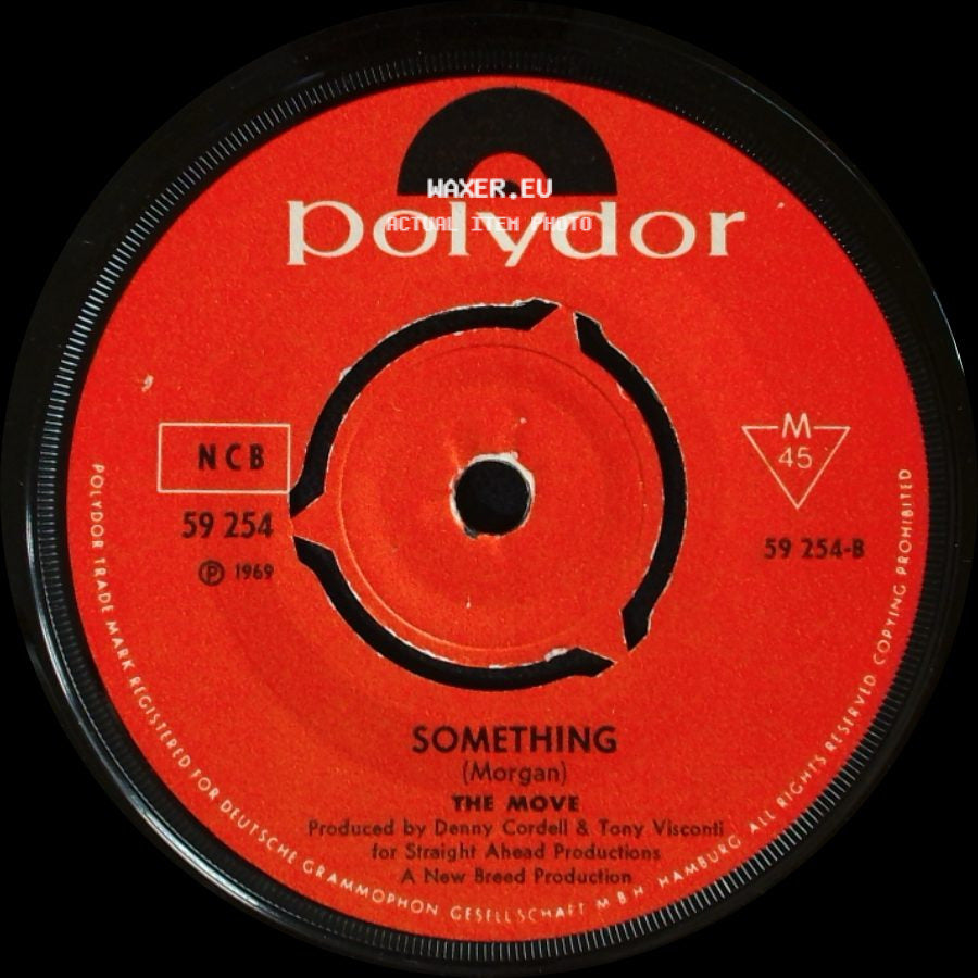 The Move - Blackberry Way / Something side B