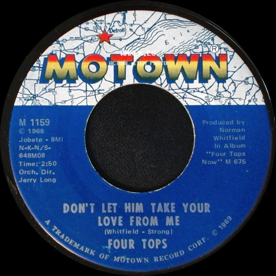 Four Tops - Don't Let Him Take Your Love From Me / The Key side A