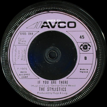 The Stylistics - Funky Weekend / If You Are There side B