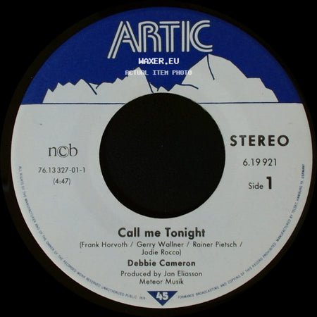 Debbie Cameron - Call Me Tonight / Game Of My Life side A