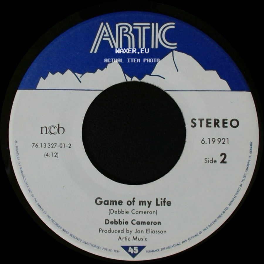 Debbie Cameron - Call Me Tonight / Game Of My Life side B