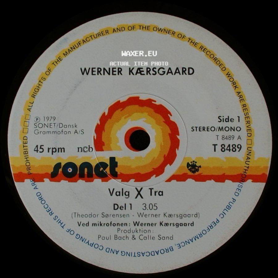 Werner Kærsgaard - Valg X Tra / Valg X Tra Del 2 side A