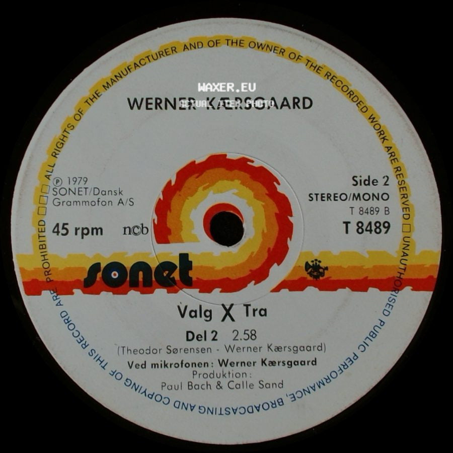 Werner Kærsgaard - Valg X Tra / Valg X Tra Del 2 side B