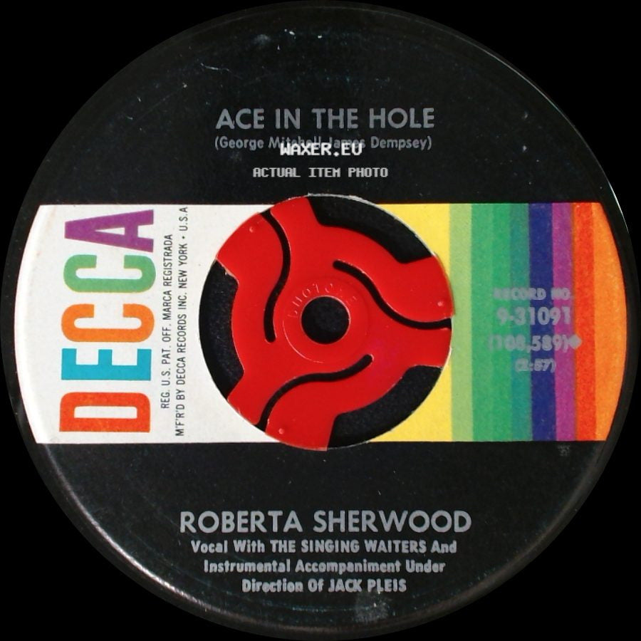 Roberta Sherwood - The Gang That Sang "Heart Of My Heart" / Ace In The Hole side B