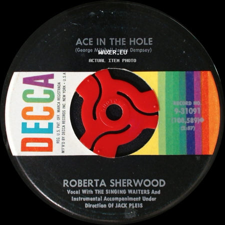 Roberta Sherwood - The Gang That Sang "Heart Of My Heart" / Ace In The Hole side B