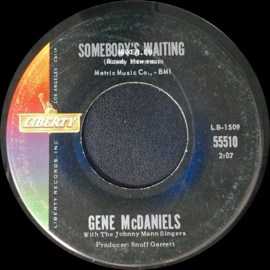 Gene Mcdaniels - Spanish Lace / Somebody's Waiting side B