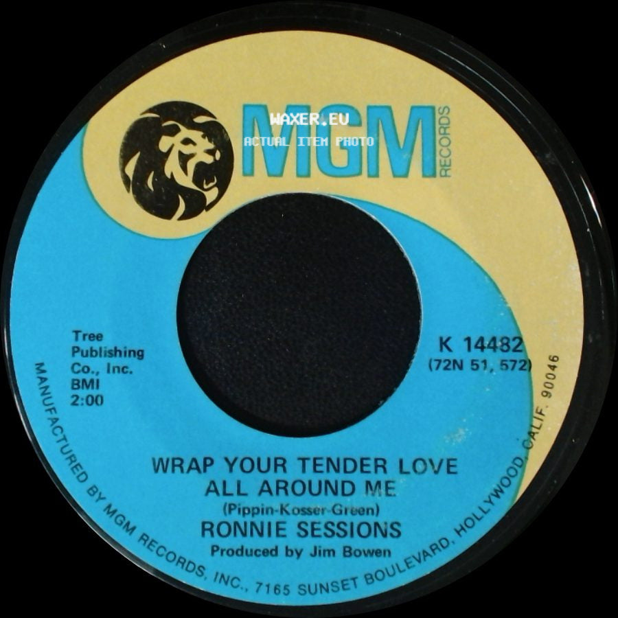 Ronnie Sessions - Christine Loves A Loser / Wrap Your Tender Love All Around Me side B