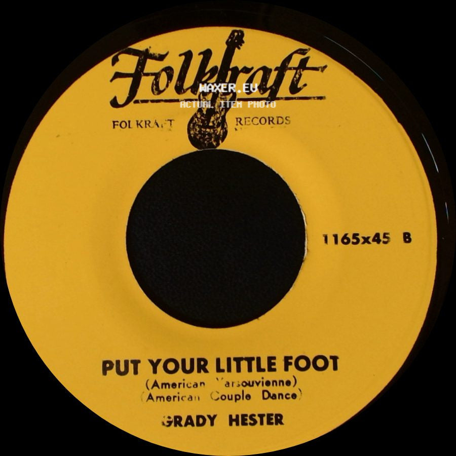 Folkraft Americana Orchestra / Grady Hester - Manitou (American Couple Dance) / Put Your Little Foot side B