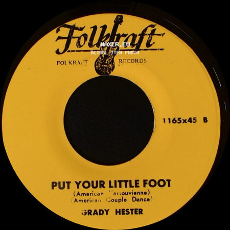 Folkraft Americana Orchestra / Grady Hester - Manitou (American Couple Dance) / Put Your Little Foot side B