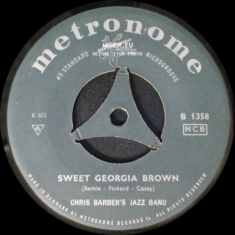 Chris Barber's Jazz Band - Sweet Sue / Sweet Georgia Brown side B