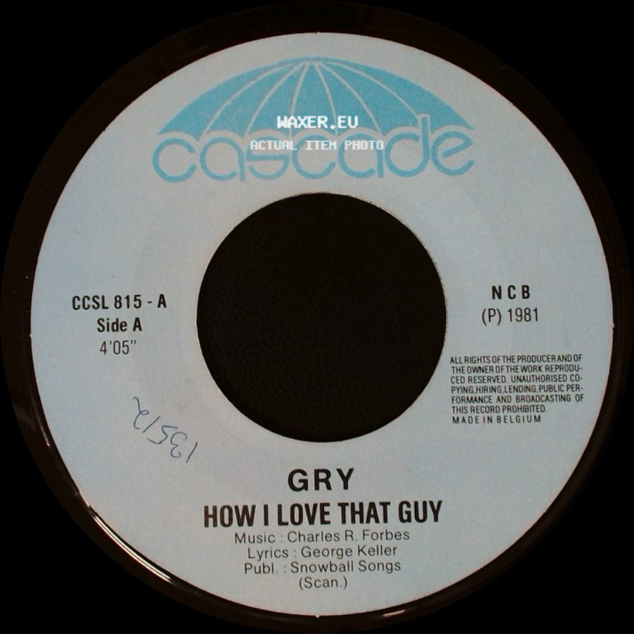 Gry - How I Love That Guy / Survive side A