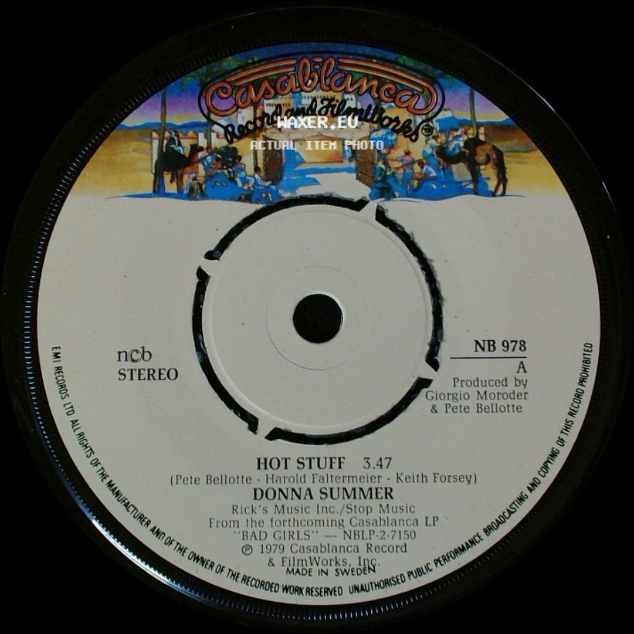 Donna Summer - Hot Stuff / Journey To The Centre Of Your Heart side A