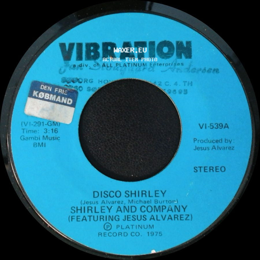 Shirley And Company / Shirley And Company (Featuring Jesus Alvarez) - Keep On Rolling On / Disco Shirley side B
