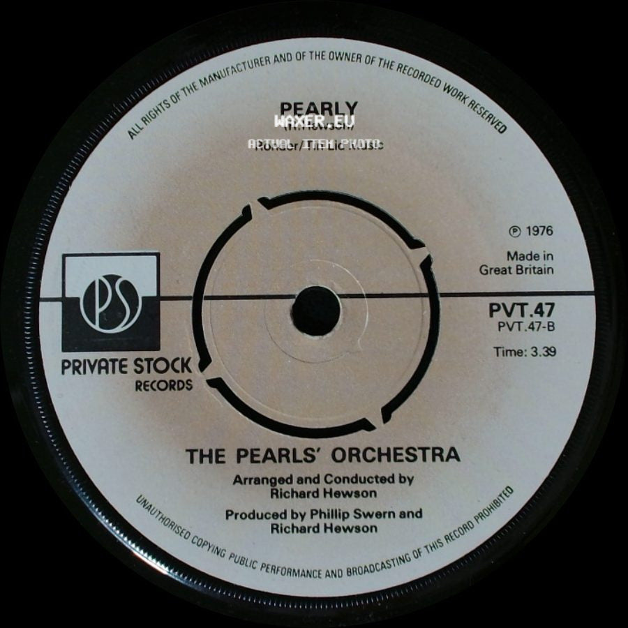 The Pearls' Orchestra / The Pearls - Pearly / I'll See You In My Dreams side A