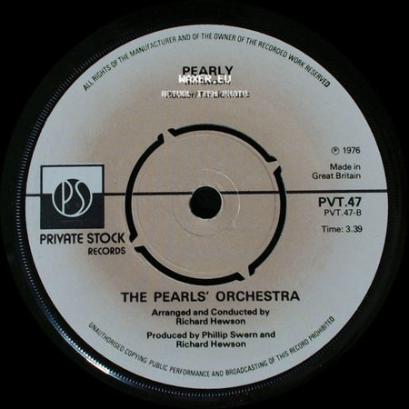 The Pearls' Orchestra / The Pearls - Pearly / I'll See You In My Dreams side A