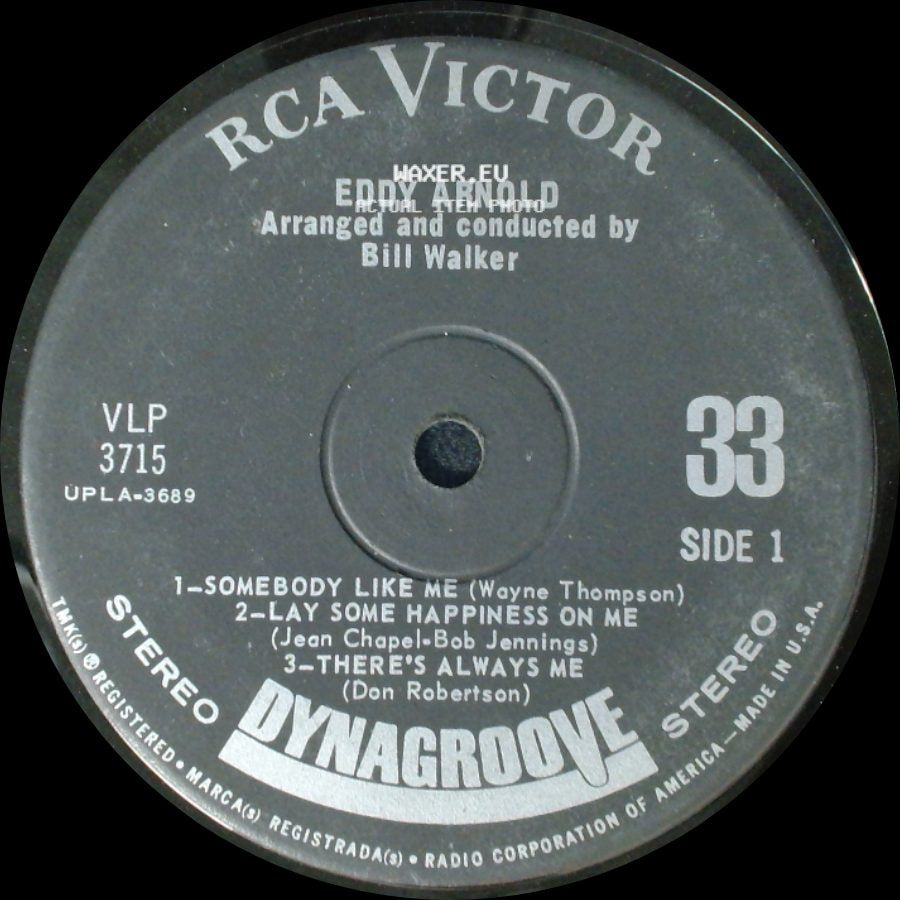 Eddy Arnold - Unknown Title A / Unknown Title B side A