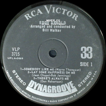 Eddy Arnold - Unknown Title A / Unknown Title B side A
