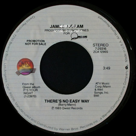 James Ingram - There's No Easy Way / There's No Easy Way side B