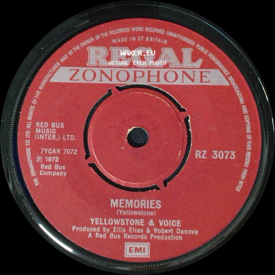 Yellowstone & Voice - Memories / Well Hello side A