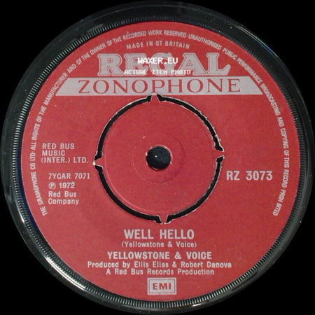 Yellowstone & Voice - Memories / Well Hello side B