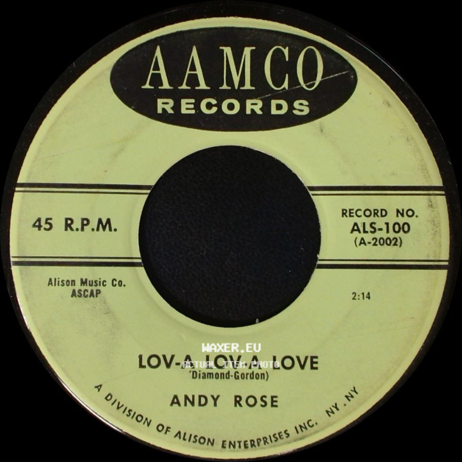 Andy Rose - Lov-A Lov-A Love / Just Young side A