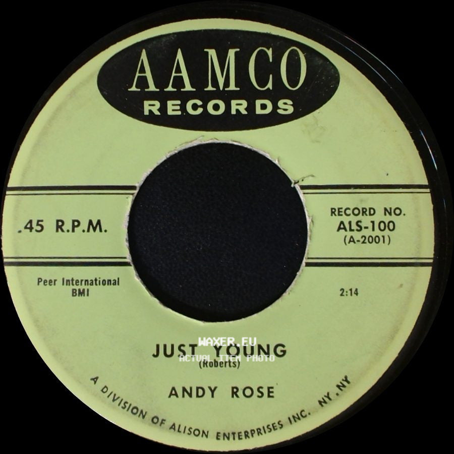 Andy Rose - Lov-A Lov-A Love / Just Young side B