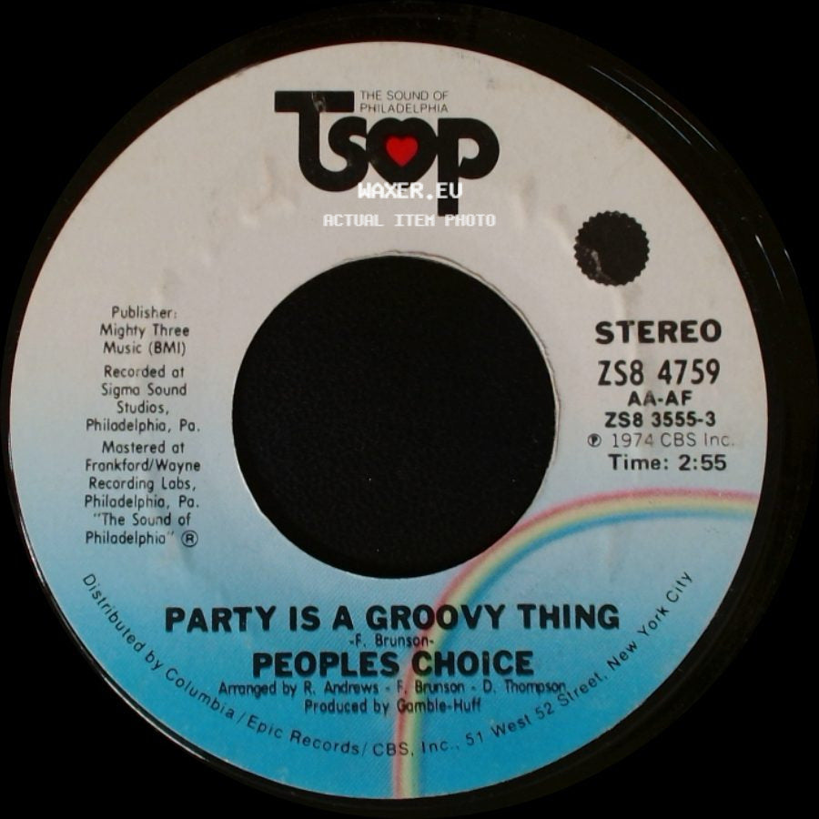 Peoples Choice - Asking For Trouble / Party Is A Groovy Thing side B