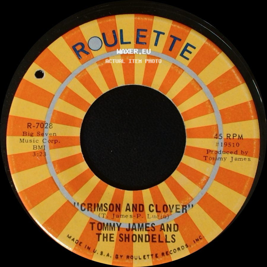 Tommy James And The Shondells - Crimson And Clover / Some Kind Of Love side A