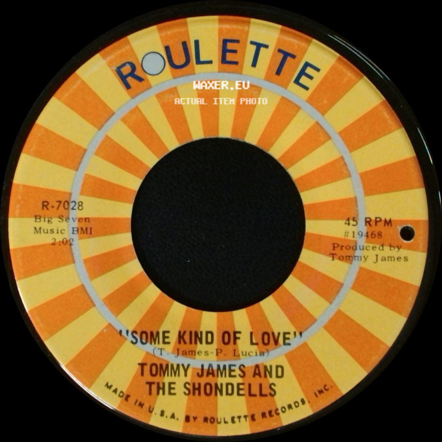 Tommy James And The Shondells - Crimson And Clover / Some Kind Of Love side B