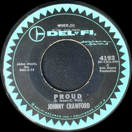 Johnny Crawford - Lonesome Town / Proud side B