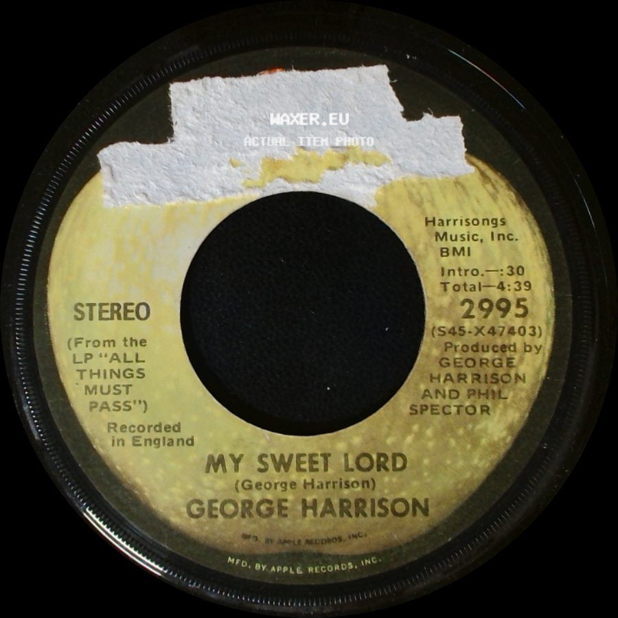 George Harrison - Isn't It A Pity / My Sweet Lord side B