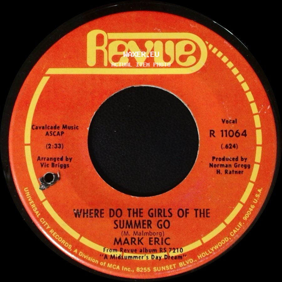 Mark Eric - Where Do The Girls Of The Summer Go / California Home side A