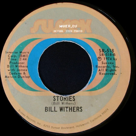 Bill Withers - You / Stories side B