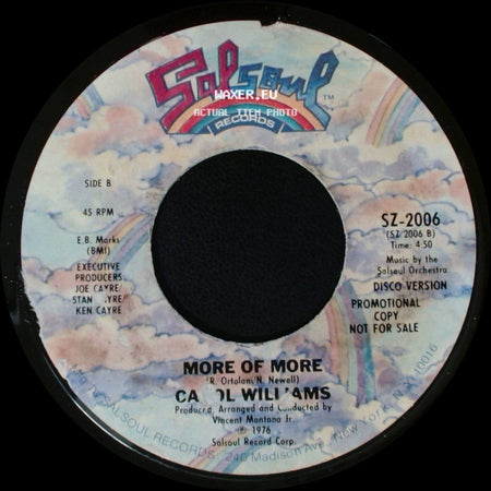 Carol Williams - More / More Of More side B