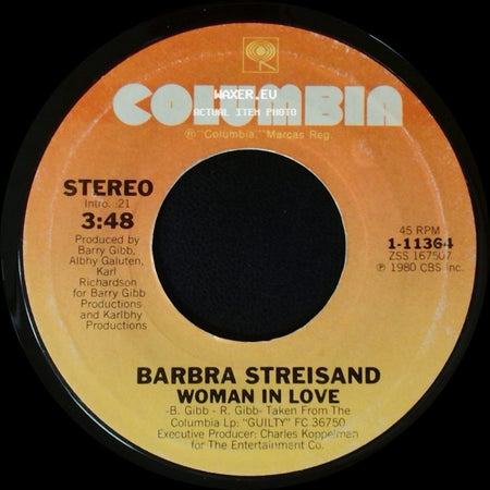 Barbra Streisand - Run Wild / Woman In Love side B