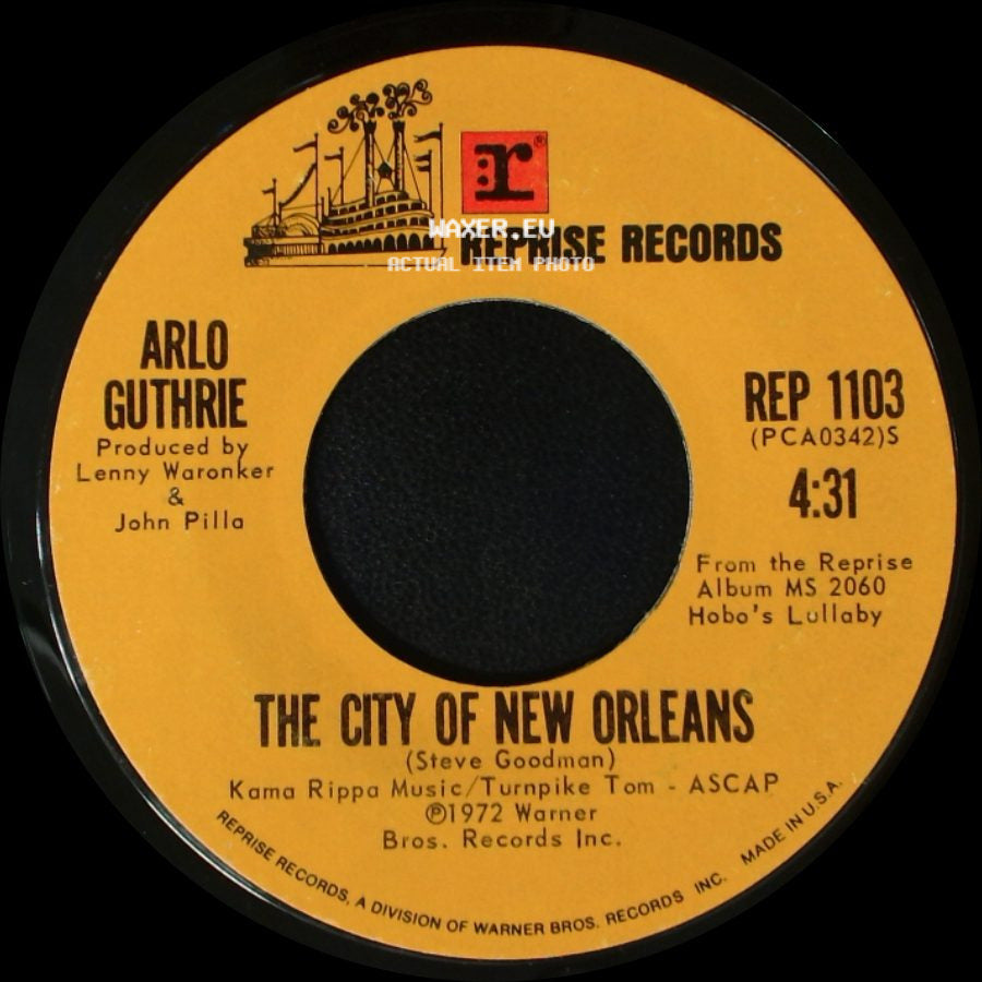 Arlo Guthrie - Days Are Short / The City Of New Orleans side B