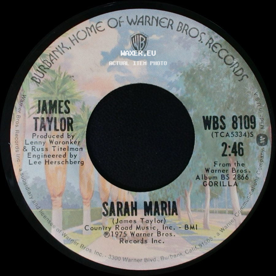 James Taylor - Sarah Maria / How Sweet It Is (To Be Loved By You) side A