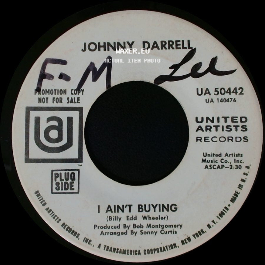 Johnny Darrell - I Ain't Buying / Little Things side A