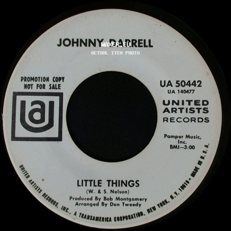Johnny Darrell - I Ain't Buying / Little Things side B