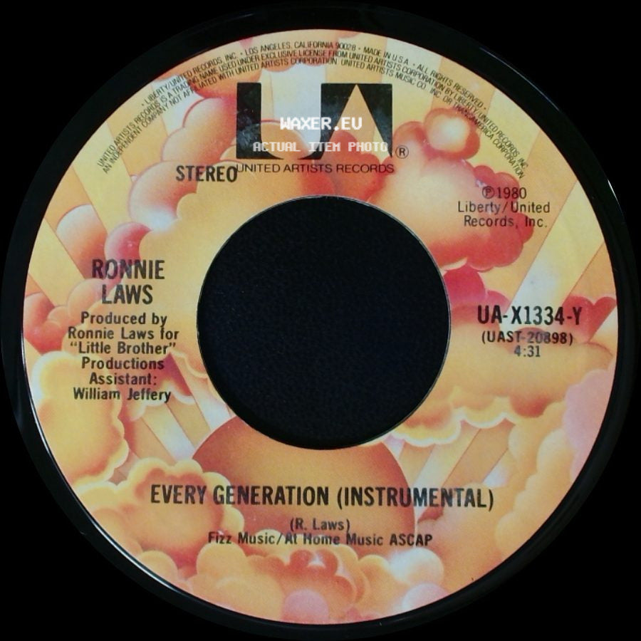 Ronnie Laws - Every Generation (Instrumental) / Every Generation (Vocal) side A