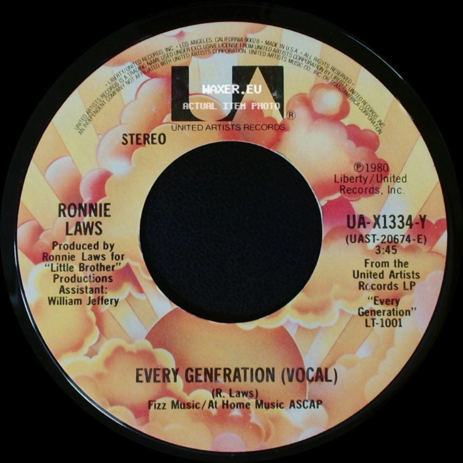 Ronnie Laws - Every Generation (Instrumental) / Every Generation (Vocal) side B