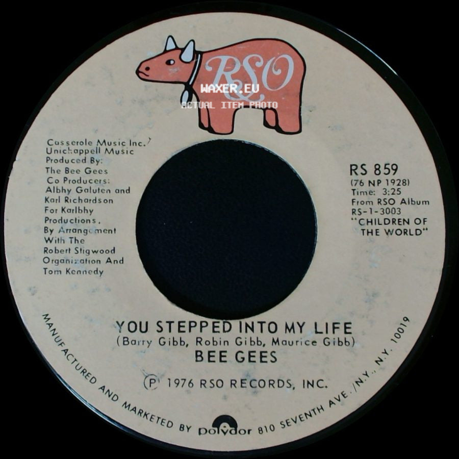 Bee Gees - You Stepped Into My Life / Love So Right side A