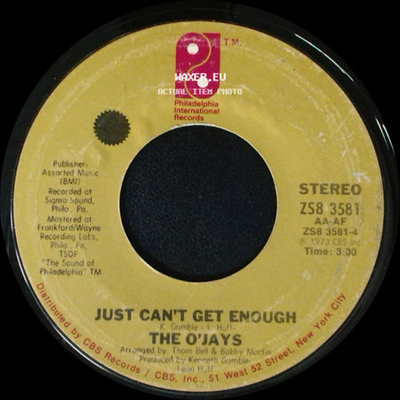 The O'jays - Christmas Ain't Christmas New Years Ain't New Years Without The One You Love / Just Can't Get Enough side B