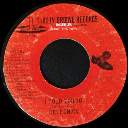 Delfonics - Seventeen And In Love / I Told You So side B