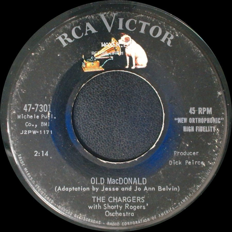 The Chargers With Shorty Rogers' Orchestra - Old Macdonald / Dandilyon side A